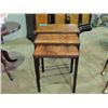 Image 1 : Mid century 3pc rosewood nesting table set
