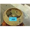 Image 1 : Woven lidded basket