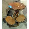 Image 1 : Hand crafted 3tier wooden display stand