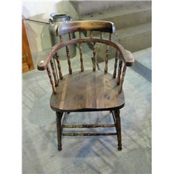 One early 1900s railroad chair