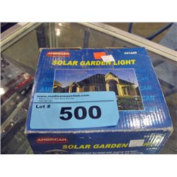 Solar garden light