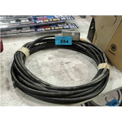 Heavy guage black extention cord with 2 outlet