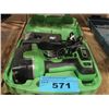 Image 1 : Kawasaki 21.6V cordless drill with one battery a