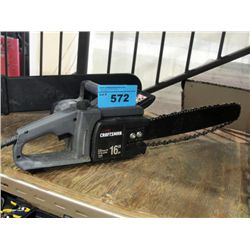 Craftsman 16" electric chainsaw