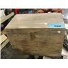 Image 1 : Hand crafted wooden tool/ storage box