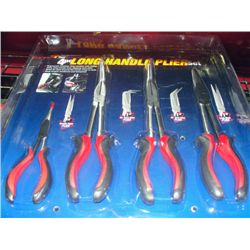 4pc long handled plier set