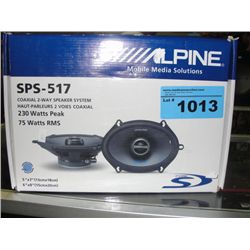 Alpine 2way speaker system