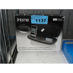 Ihome portable stereo speakers for iphone, ipod