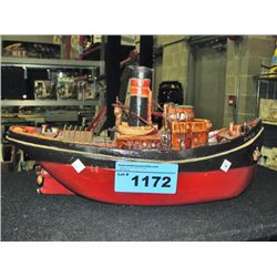 Decorative steam ship model