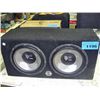 Image 1 : Baseworks sub box with 2 pyramid tower woofers
