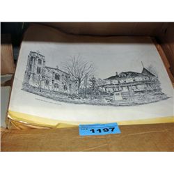 One box of assorted collectors prints