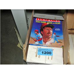 One box filled with assorted OPCHee baseball