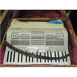 Vintage accordian with case