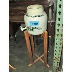 Ceramic water cooler dispensor  with stand