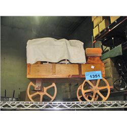 Nicely hand crafted wooden wagon