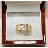 Image 1 : Man's 10Kt Gold Diamond Ring