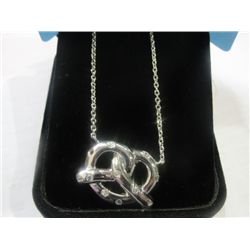 Sterling silver necklace and pendant