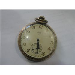 Gentlemans Elgin gold cased pocket watch