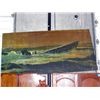 Image 1 : Original oil on canvas Canadian war scene