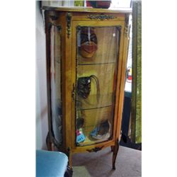 Bowfront china cabinet