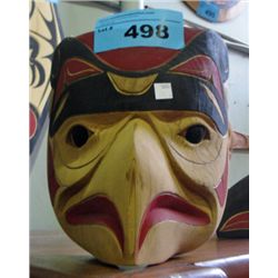 West coast native wood carved mask