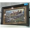 Image 1 : Framed grizzly cubs print