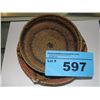 Image 1 : 2 woven aboriginal baskets