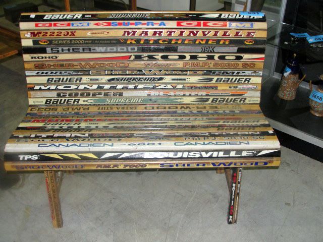 Hockey Stick Bench Seat