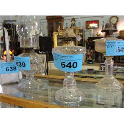Glass oil lamp