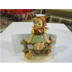 Hummel figurine Little girl on Fence