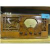 Image 1 : Early 1900s walnut cased table radio