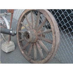Steel rimmed tractor tire