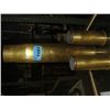Image 1 : 3 old brass artillery shells