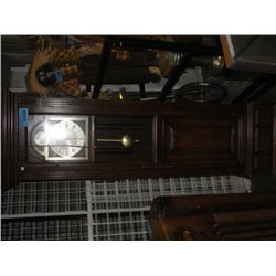 Tempus Fugit cased floor model clock