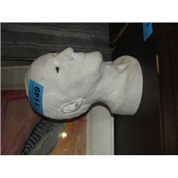 Heavy plaster bust