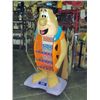 Image 1 : 6F tall lifesize Fred Flinstone vitamin display