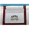 Image 1 : 14Kt Gold Diamond & Sapphire ring
