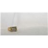 Image 2 : Man's 10Kt Gold Diamond ring