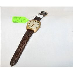 Gentlemans 1950s 17 jewel Bullova wrist watch