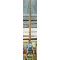 Primitive wooden rake