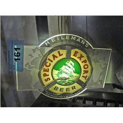 Special export beer lighted advertisment sign