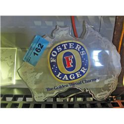 Fosters lager beer lighted advertisment sign