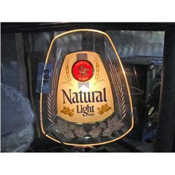 Anheuser busch natural light beer lighted