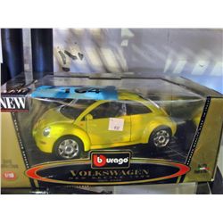 Burago volkswagon beetle diecast metal collectors