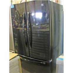 Kenmore black 3 door fridge