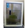 Image 1 : Leaded stained glass window panel