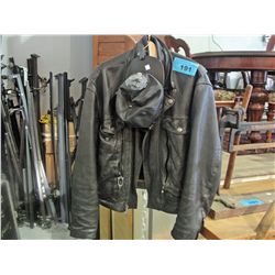 Genuine harley davidson black leather jacket and