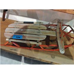 Vintage childs sled
