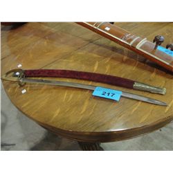 Sword and scabberd