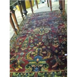 Woven area rug